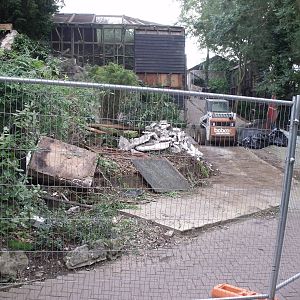 30/6/11- Demolition for Sun Bear Enclosure