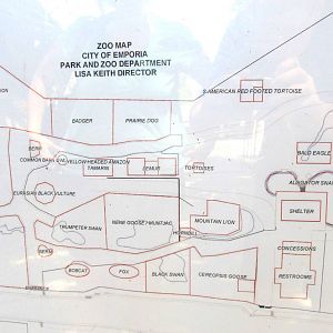 Map of David Traylor Zoo