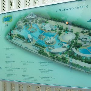 Map at Oceanografic, 29/05/11