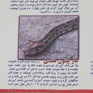 Typical signs of animals introduced(tehran zoo)