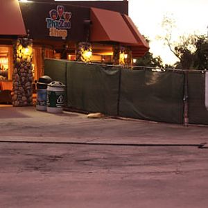 construction at zoo exit