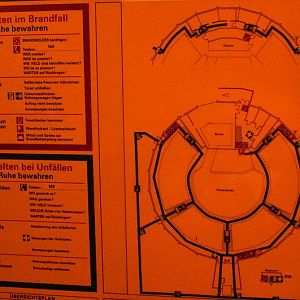 Ground plan of the dolfinarium at Hansa-Park Sierksdorf