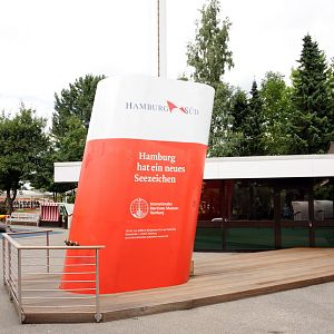 Entrance to the sealion-show at Hansa-Park Sierksdorf