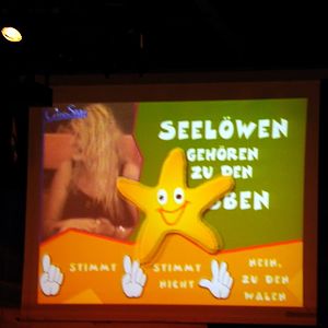 Sealion-quiz at Hansa-Park Sierksdorf