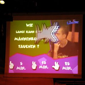 Sealion-quiz at Hansa-Park Sierksdorf.