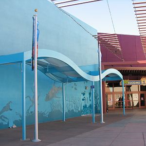 Exterior and Entrance to Mall