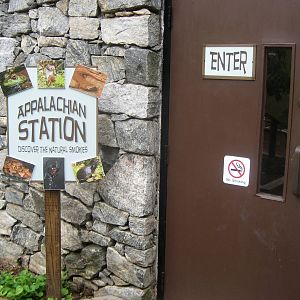 Entrance to Appalachian Station exhibit