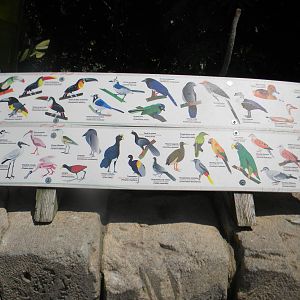 Bird signage at Terra Natura 29/07/11