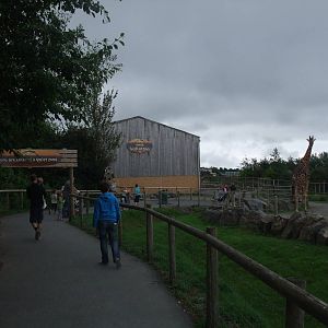 Giraffe House at Folly Farm, 01/08/11