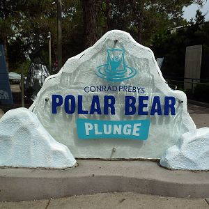 Polar Bear Plunge - Entrance Sign