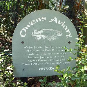 Owens Aviary Sign