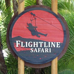 Flightline Safari Sign