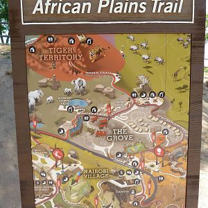 African Plains Map