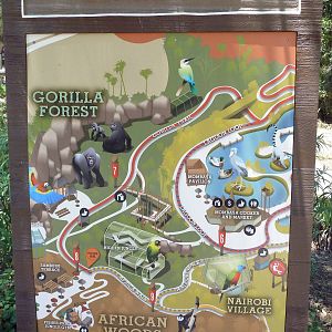 Gorilla Trail Map