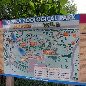 Topeka Zoo 2011 - Map