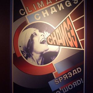 Hot Pink Flamingos - Climate Change Poster