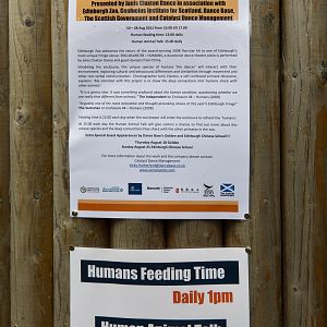 Enclosure 99 - Humans - Signage 27/08/2011