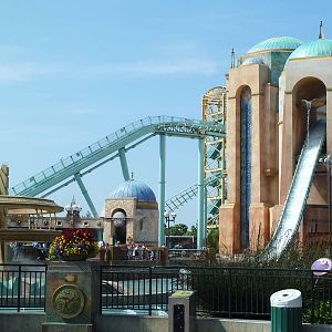 Journey To Atlantis Rollercoaster
