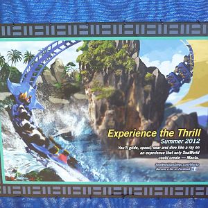 Manta Rollercoaster - Opening Summer 2012