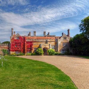Marwell Hall at the centre of Marwell Wildlife (Grade I Listed Building)