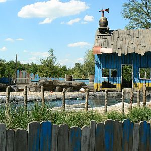 Penguin pier - general view