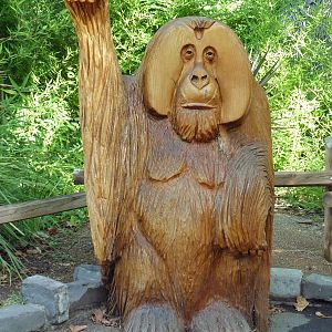 Orangutan Carving