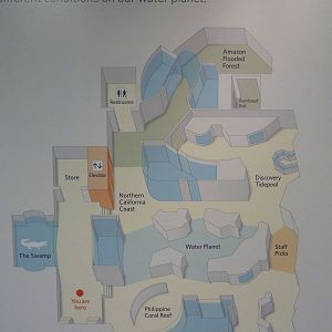 Steinhart Aquarium Map