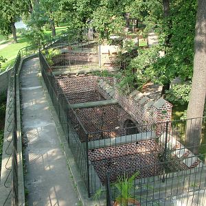Former Bear Castle at Wroclaw Zoo Sept 2008
