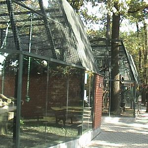 Hodonin Zoo Primate Outdoor Enclosures