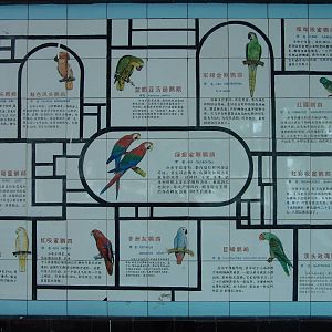 Old fashioned ceramic signage