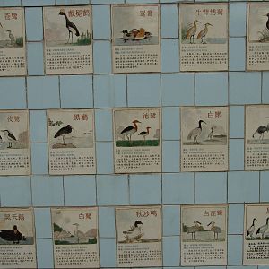 Old fashioned ceramic signage