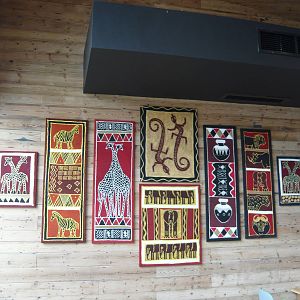 African Artwork - Cafe Bembe 16th July 2011