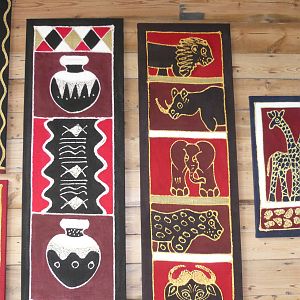 African Artwork - Cafe Bembe 16th July 2011