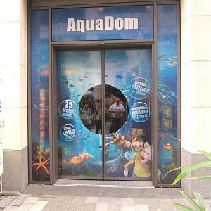View of Entrance to Aquadom