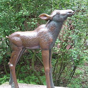 Moose Calf Statue at Tierpark Berlin, 30/08/11