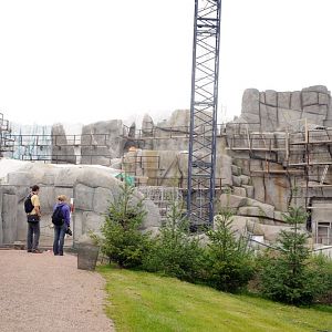 Construction of the new Eismeer at Hamburg