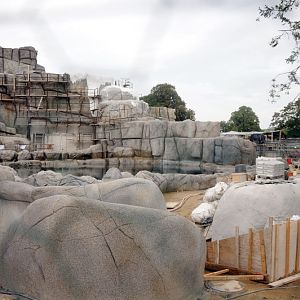 Construction of the new Eismeer at Hamburg