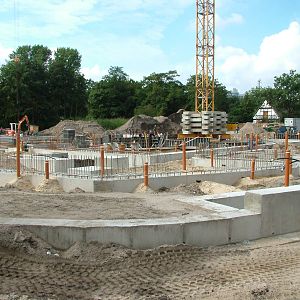Building Works for New Bird House at Berlin Zoo, 31/08/11