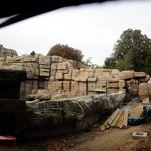 Construction of the new Eismeer at Hamburg
