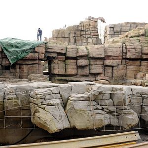 Construction of the new Eismeer at Hamburg