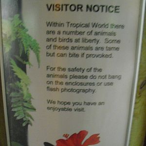 Visitor Notice - 12/10/2011