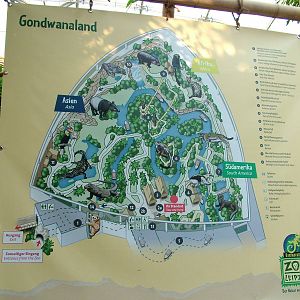 Map - Gondwanaland, Leipzig, 02/09/11