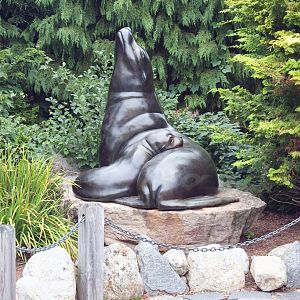 Seal and Pup Statue