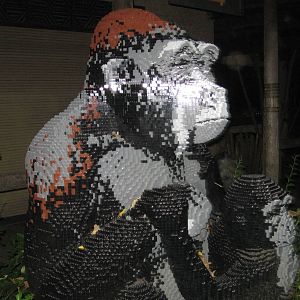 Lego Gorillas at Night