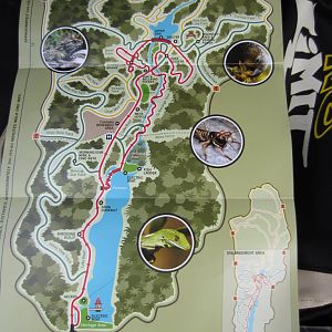 Map of the sanctuary