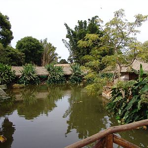 View over the central lake