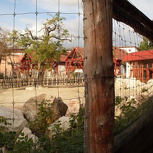savanna enclosure with stables (2011 early autumn)