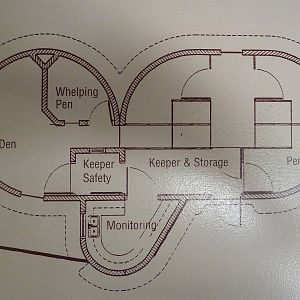 Striped Hyena Enclosure - Off-Exhibit Map