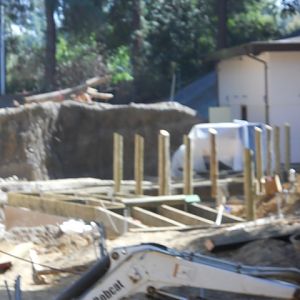False gharial exhibit construction October 2011