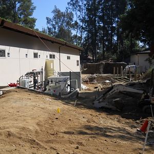 Green roof on main LAIR building